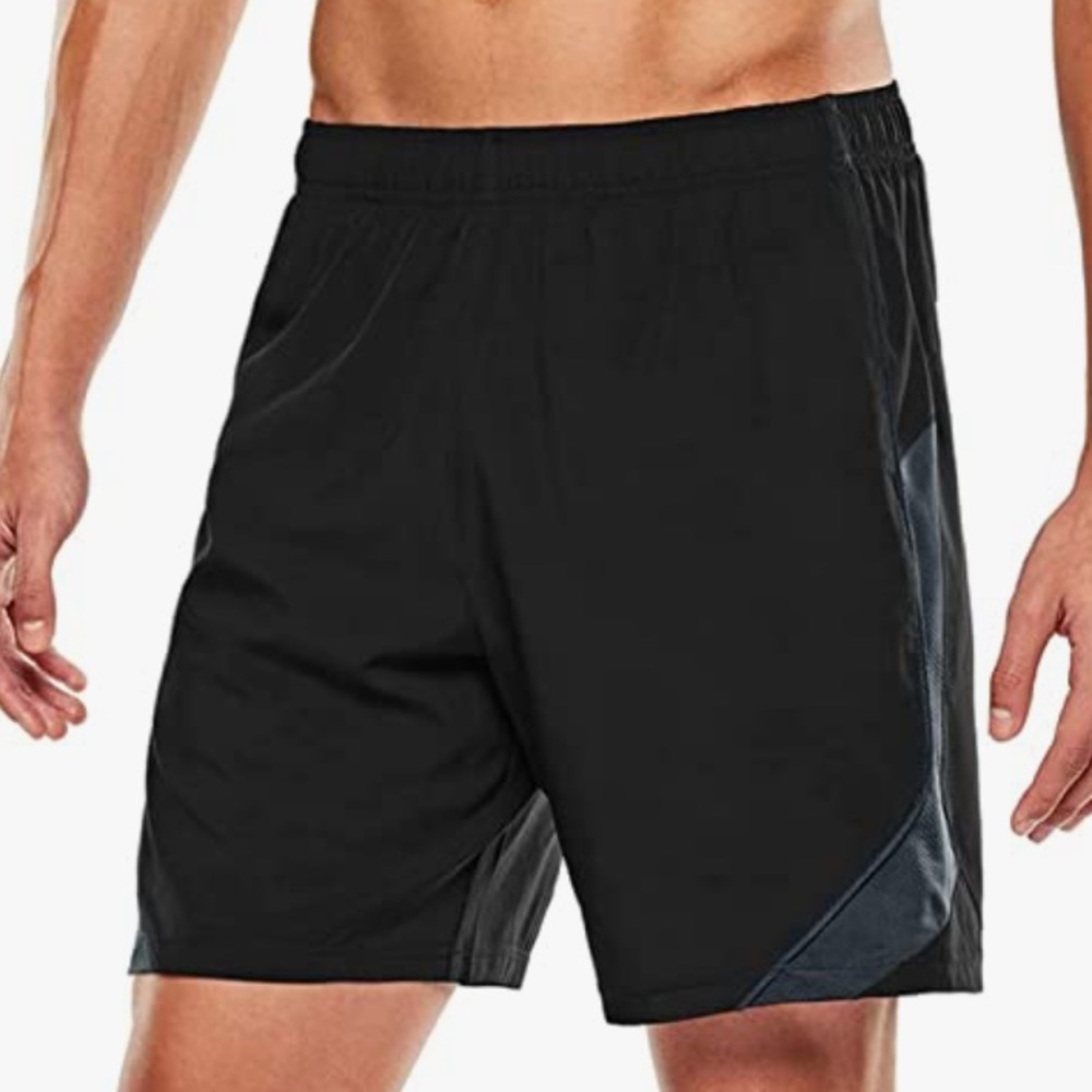 TSLA 7” Black Active Shorts